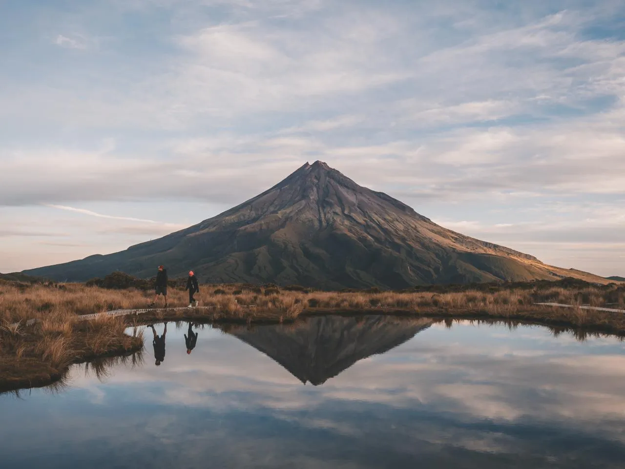 Pouakai Tarns: il lago specchio del Monte Taranaki
